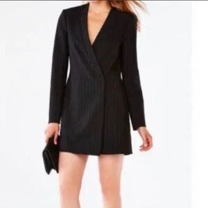 BCBGMaxAzria Black Pinstripe Blazer